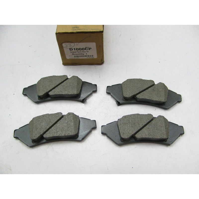 Akebono ACT1000 Front Ceramic Disc Brake Pads For 2004 Pontiac Grand Prix