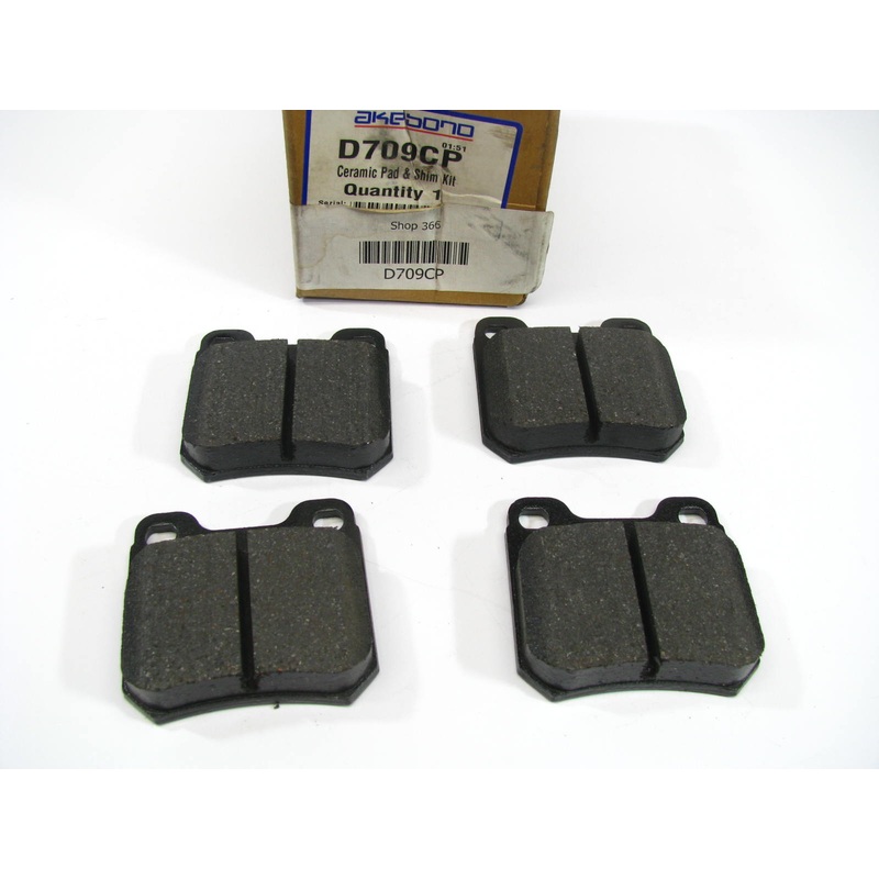 Akebono D709CP REAR Disc Brake Pads - Ceramic