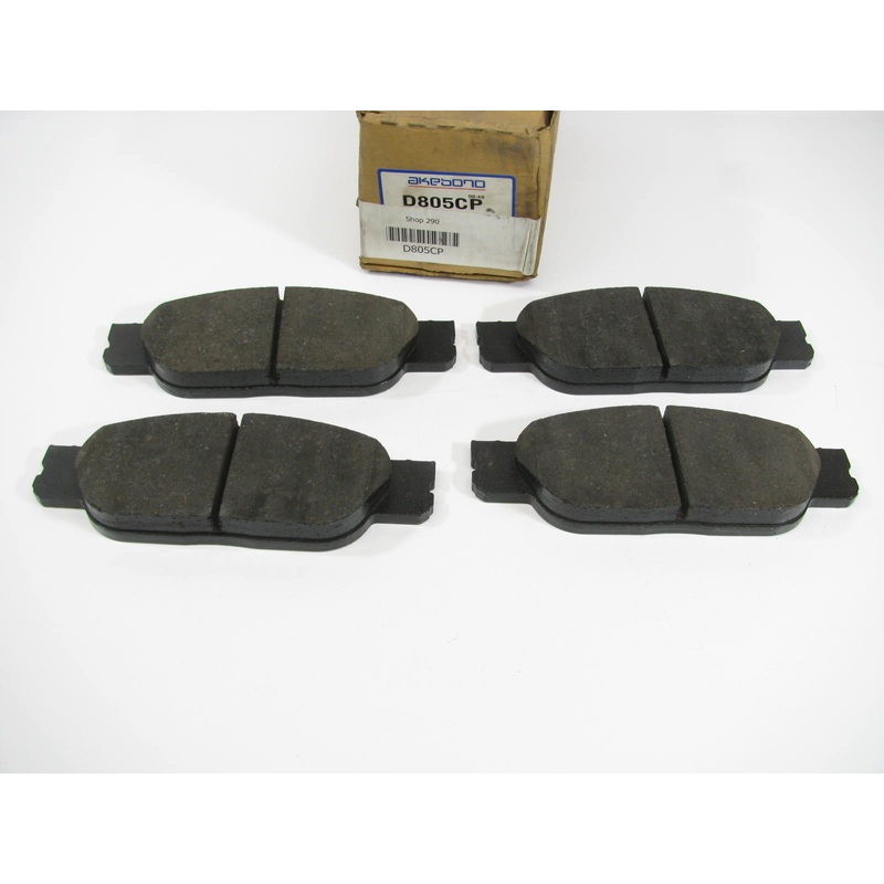 Akebono D805CP Front Disc Brake Pads For 2000-2002 Jaguar, 2002-2004 Thunderbird