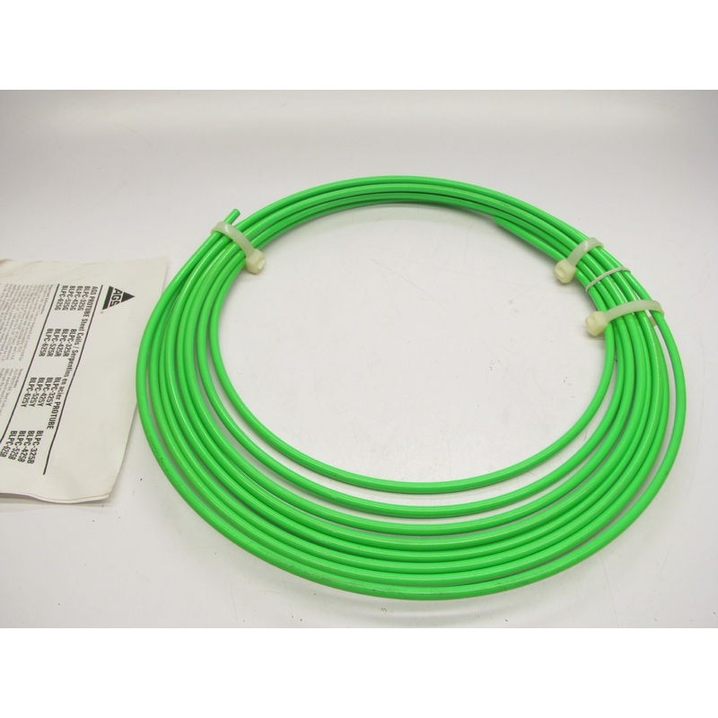 AGS BLPC-425G 1/4'' X 25' GO-FAST Green Carbon Steel Pro-Tube Brake Line