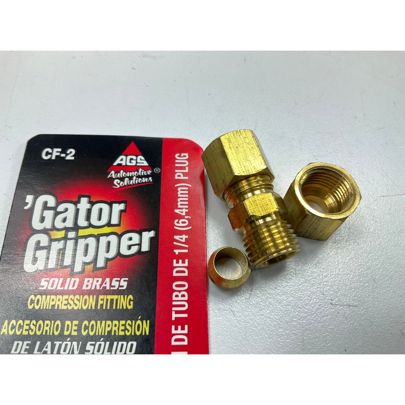 AGS CF2 Brass Compression Union, 1/4''