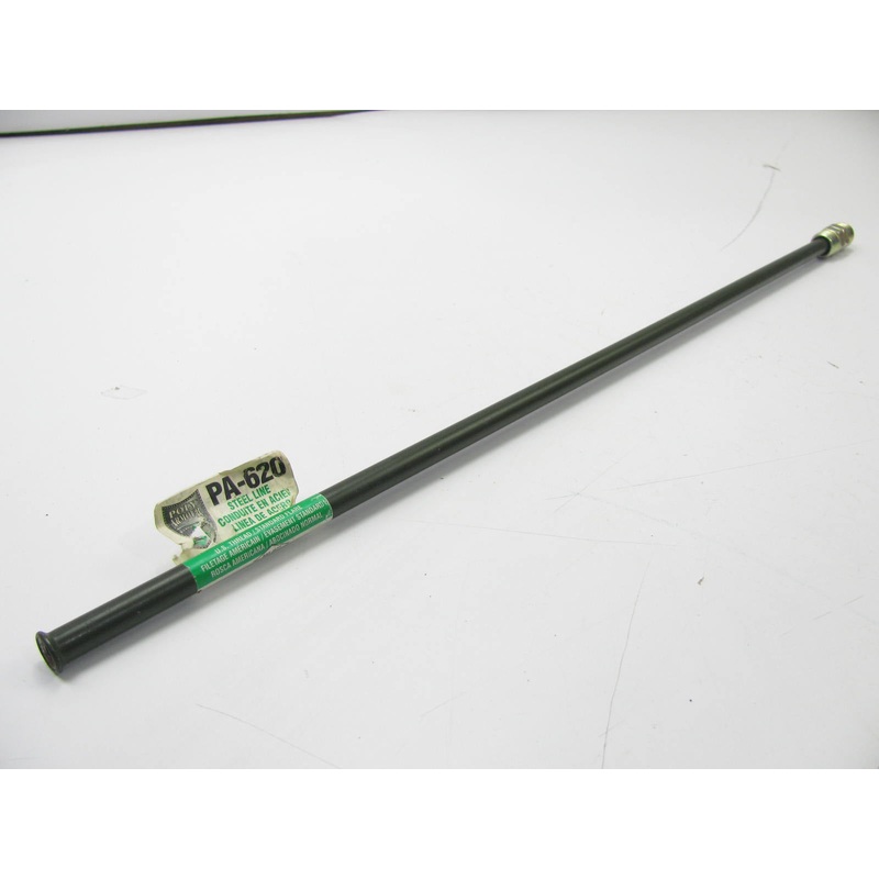 AGS PA-620 PVF Coated Steel Brake Line: 20'' Long, 3/8'' Diameter, Universal