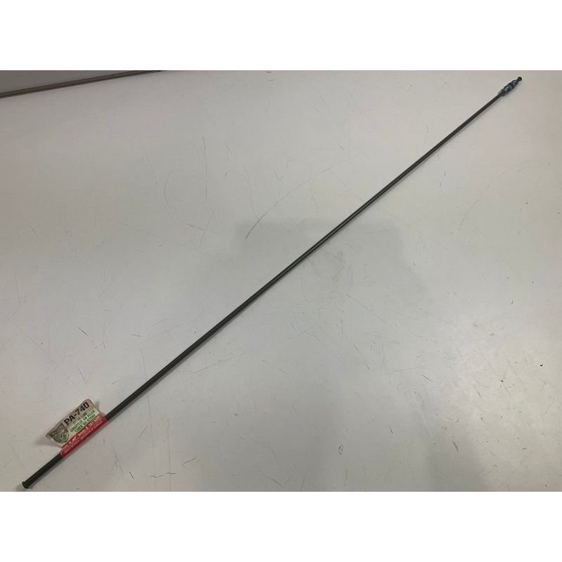 AGS PA-740 PVF Coated Steel Brake Line: 40'' Long, 6mm Diameter, M12x1.0 Thread