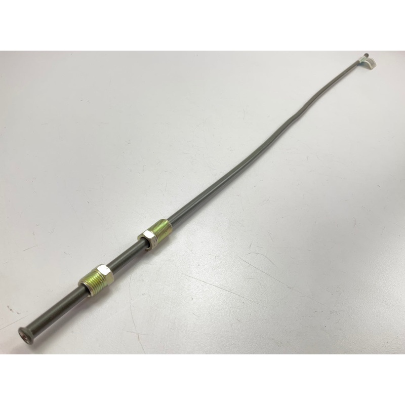 AGS PA430 PVF Coated Steel Brake Line: 30'' Long, 1/4'' Diameter, Universal