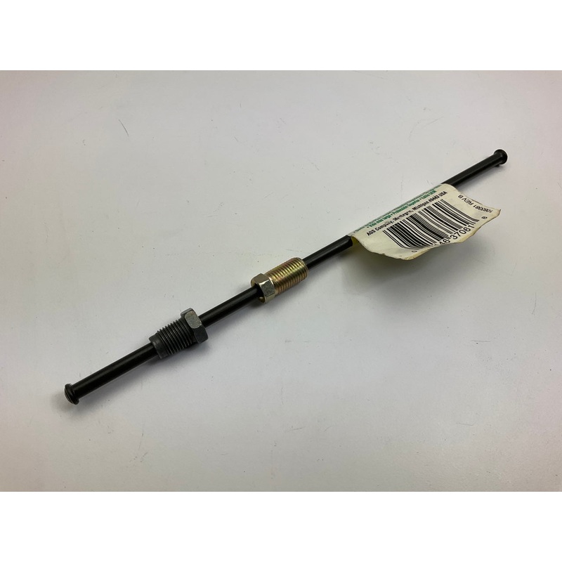 AGS PAA-O380 PVF Brake Line Adapter 3/16'' X 8 (3/8''-24 Inverted)(M10x1.0 Bubble)