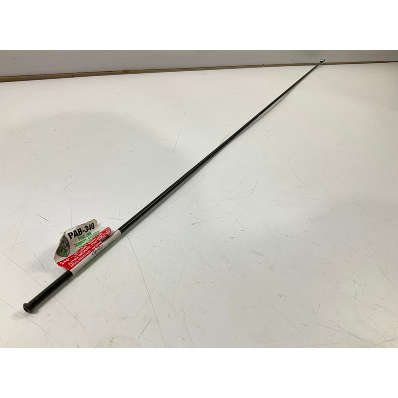 AGS PAB-340 Universal Steel Brake Line 3/8-24'' Thread 3/16'' ID 40'' Long