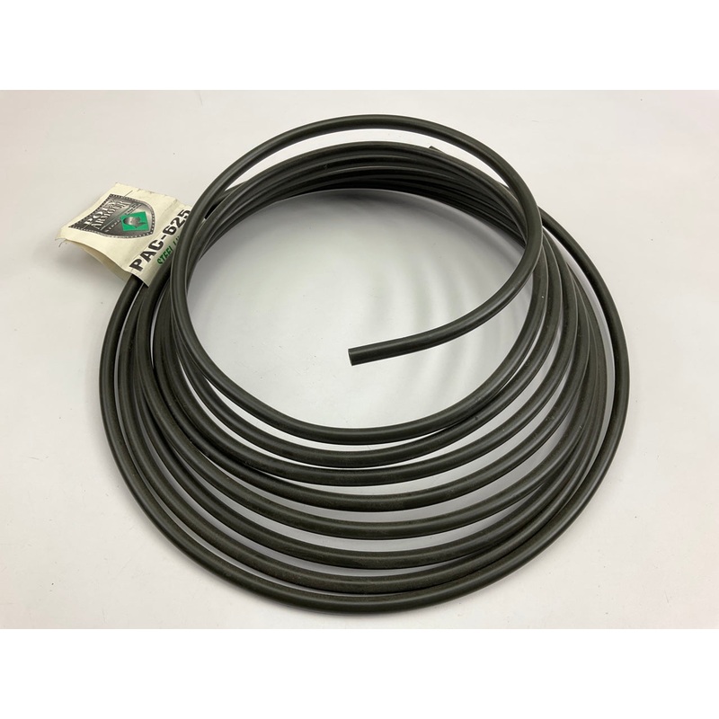 AGS PAC625 Poly-Armour PVF Steel Brake/Fuel/Trans Line Tubing Coil, 3/8'' X 25ft