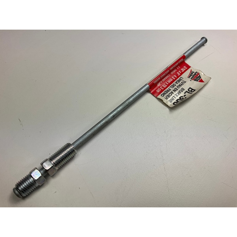 AGS BL-308 Domestic Steel Brake Line, 3/16'' X 8''