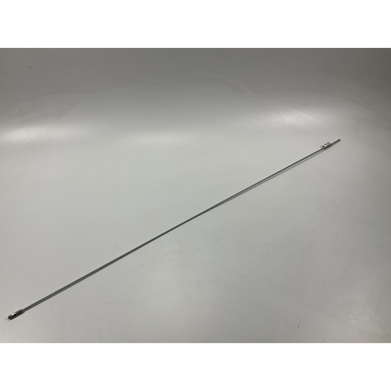 AGS BL-351 Domestic Steel Brake Line, 3/16'' X 51'' Long 3/8''-24'' Thread Size