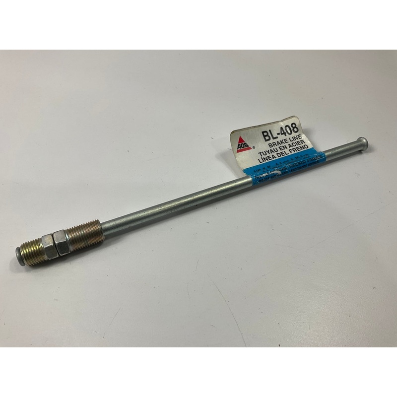 AGS BL-408 Domestic Steel Brake Line, 1/4'' X 8''
