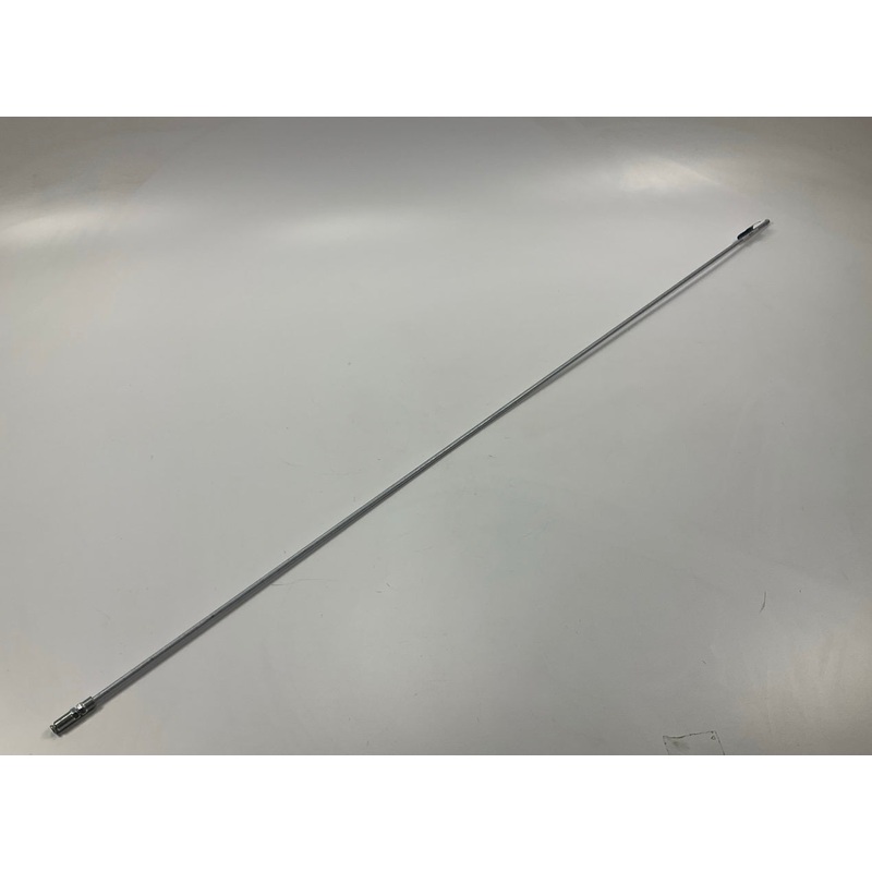 AGS BL-451 Steel Brake Line 1/4'' X 51'' Long, 7/16-24 Thread Size Fittings