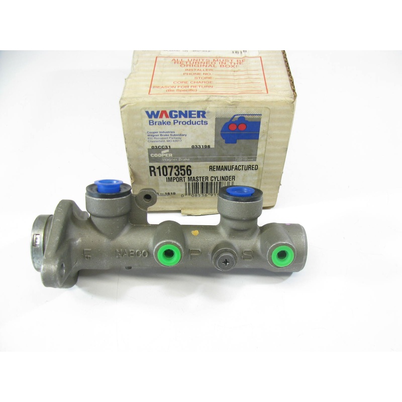 Wagner R107356 Reman Brake Master Cylinder For 1982-83 Sentra 1983-84 Pulsar NX