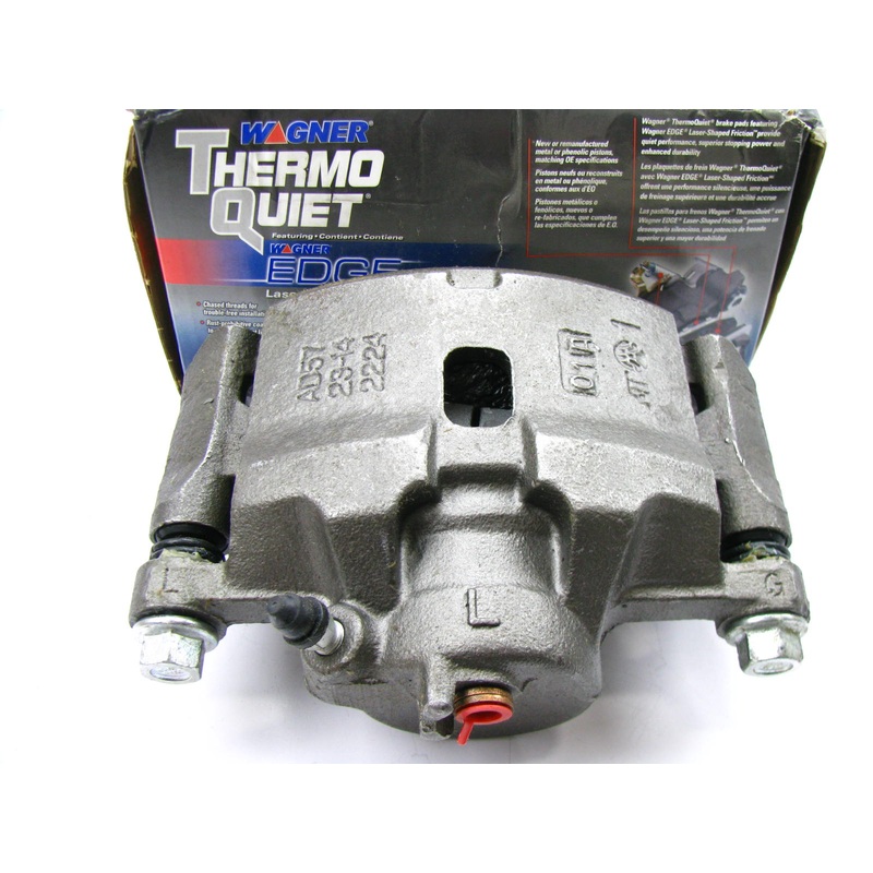 Wagner TQM25034 Remanufactured Disc Brake Caliper & Pads - Front Left