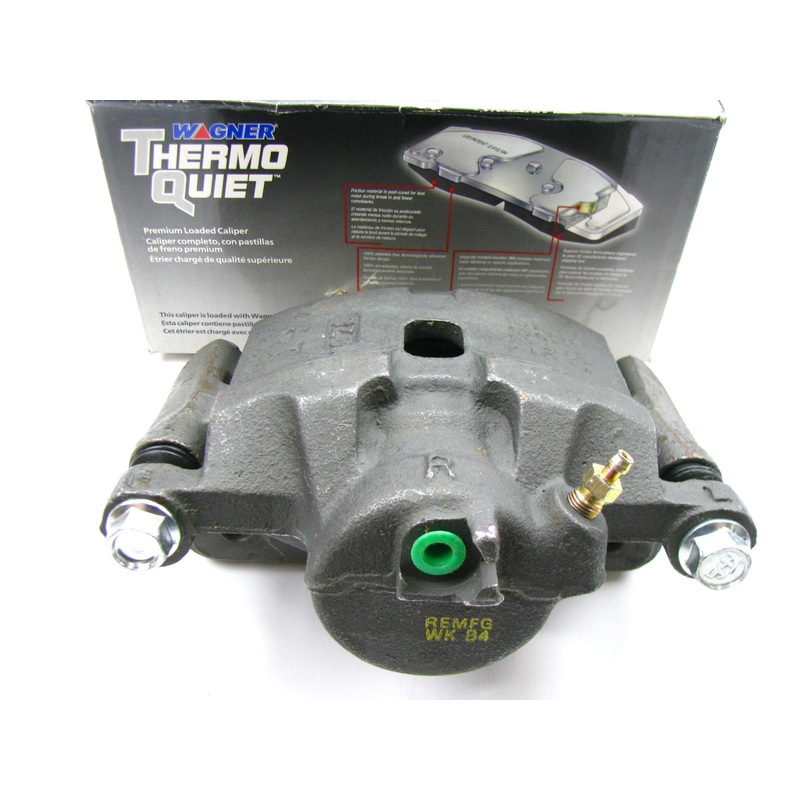 Wagner TQM25035 Remanufactured Disc Brake Caliper & Pads - Front Right