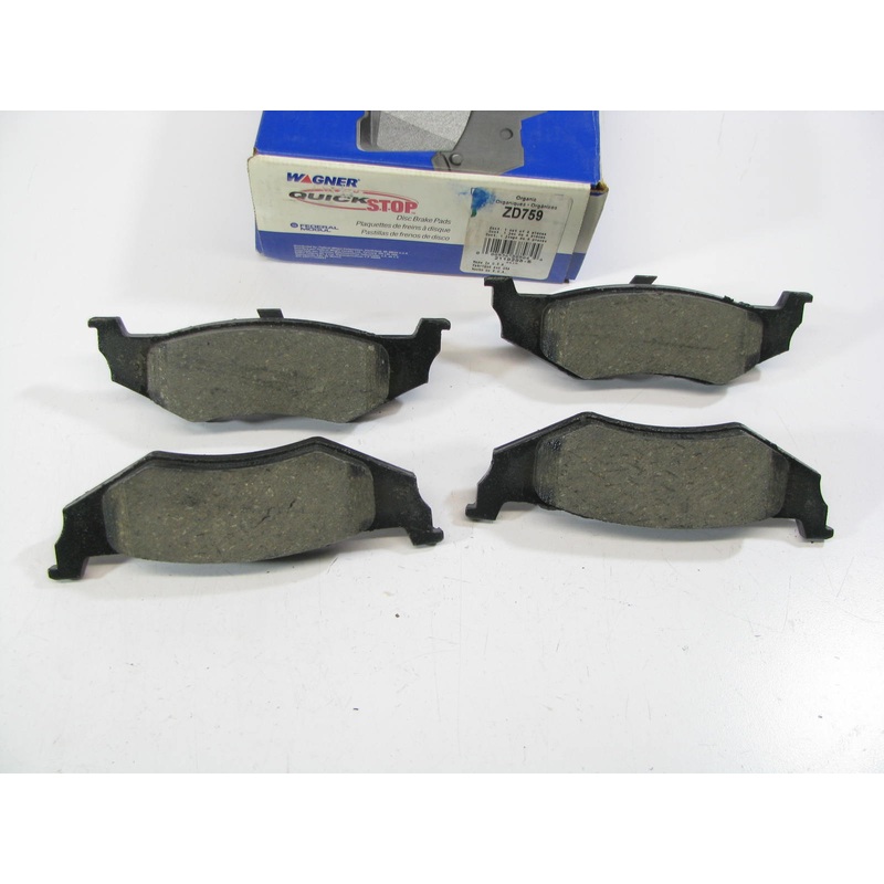 Wagner ZD759 Ceramic Disc Brake Pad Set - Rear