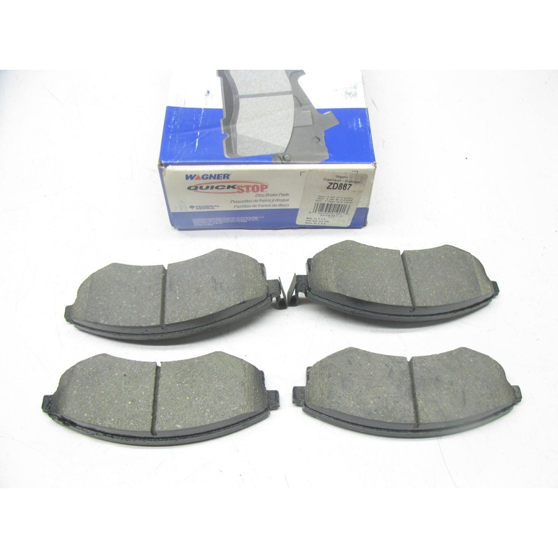 Wagner ZD887 Ceramic Disc Brake Pad Set - Front
