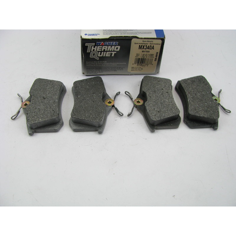 Wagner MX340A Rear Disc Brake Pad Set - Semi-Metallic