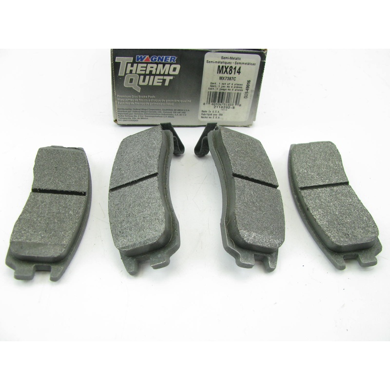Wagner MX814 Rear Disc Brake Pad Set - Semi-Metallic