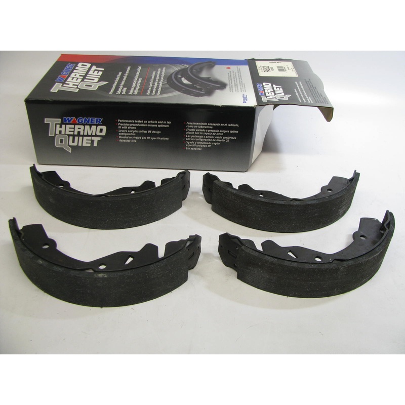 Wagner PAB520 ThermoQuiet Drum Brake Shoes - Rear