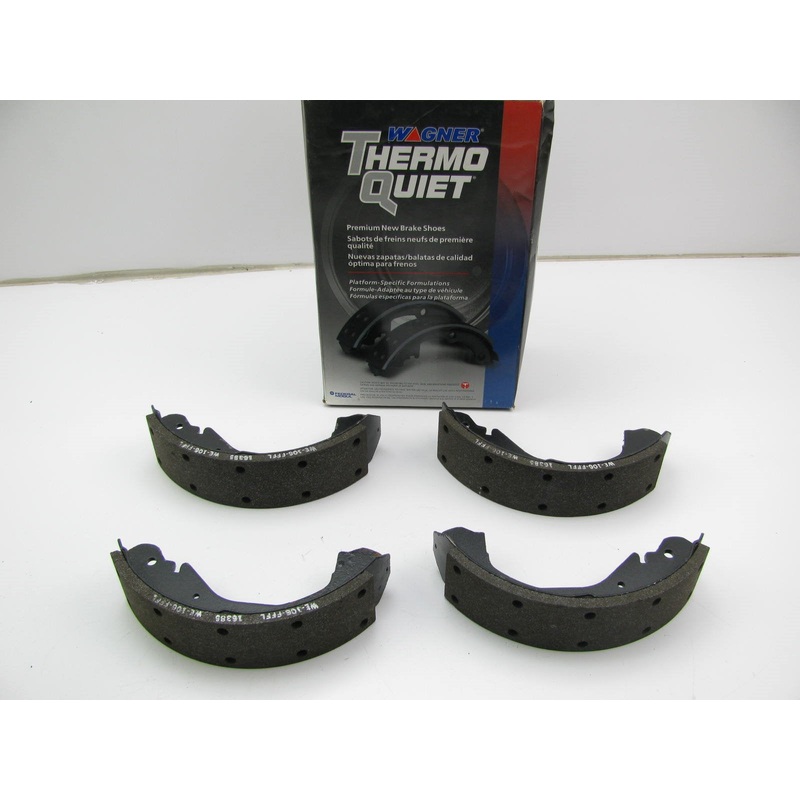Wagner PAB593R Rear Drum Brake Shoes