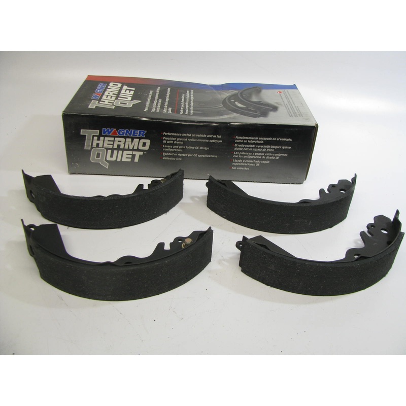 Wagner PAB610 Rear Drum Brake Shoes - 8'' X 1-3/8'' Brakes