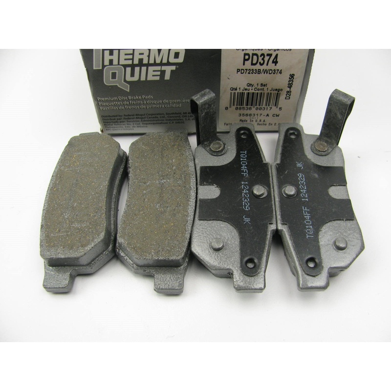 Wagner PD374 REAR ThermoQuiet Brake Pads