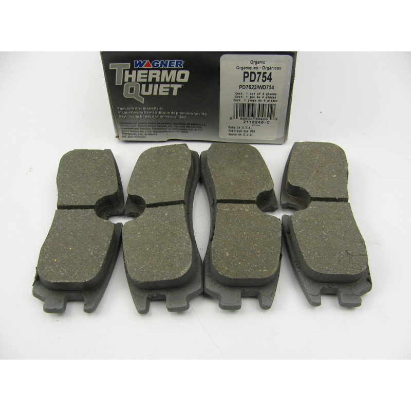 Wagner PD754 REAR Thermoquiet Brake Pads - 1998-2002 Cadillac Seville