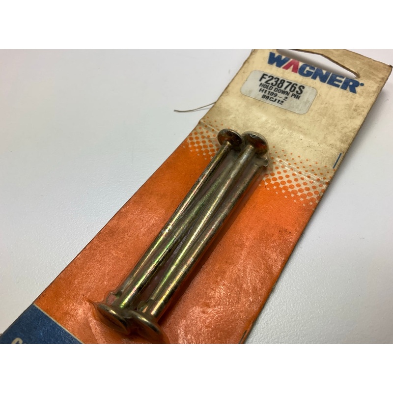 Wagner F23876S Drum Brake Shoe Spring Hold Down Pin - 2 PACK