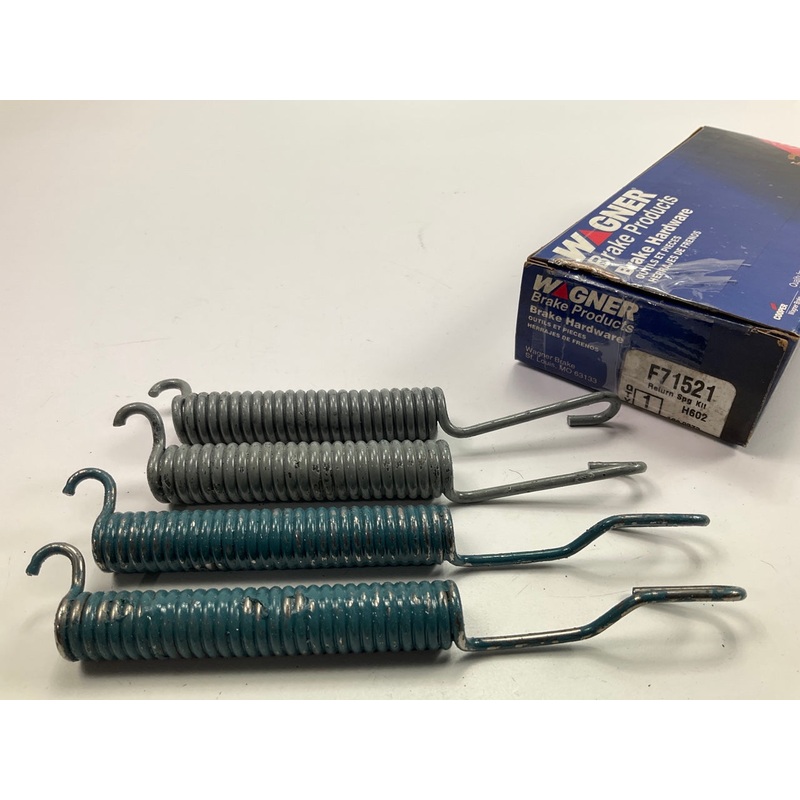 Wagner F71521 Front Drum Brake Shoe Return Spring Kit (14'' X 2.5'' Brakes)