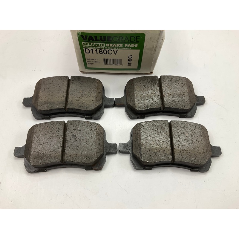 Valuegrade D1160CV Front Brake Pads - Ceramic