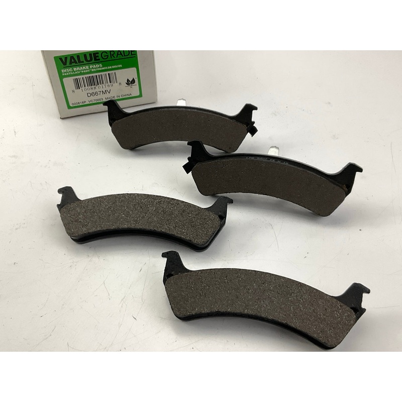Valuegrade D667MV Rear Brake Pads - Semi-Metallic