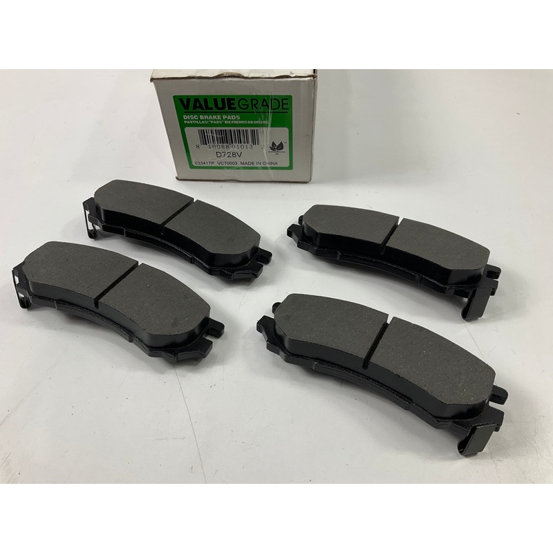 Valuegrade D728V Front Disc Brake Pads