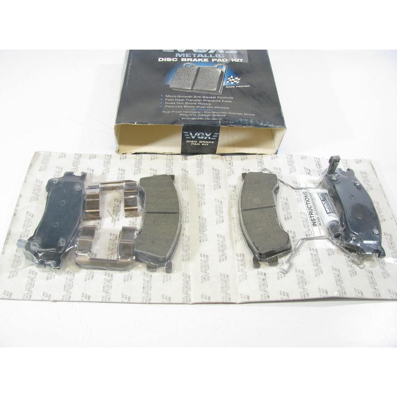 VGX MF637K Semi-Metallic Disc Brake Pad Set - Front