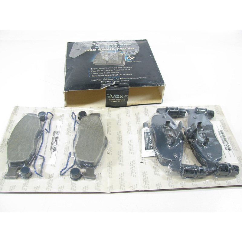 VGX MF648K Semi-Metallic Disc Brake Pad Set - Front