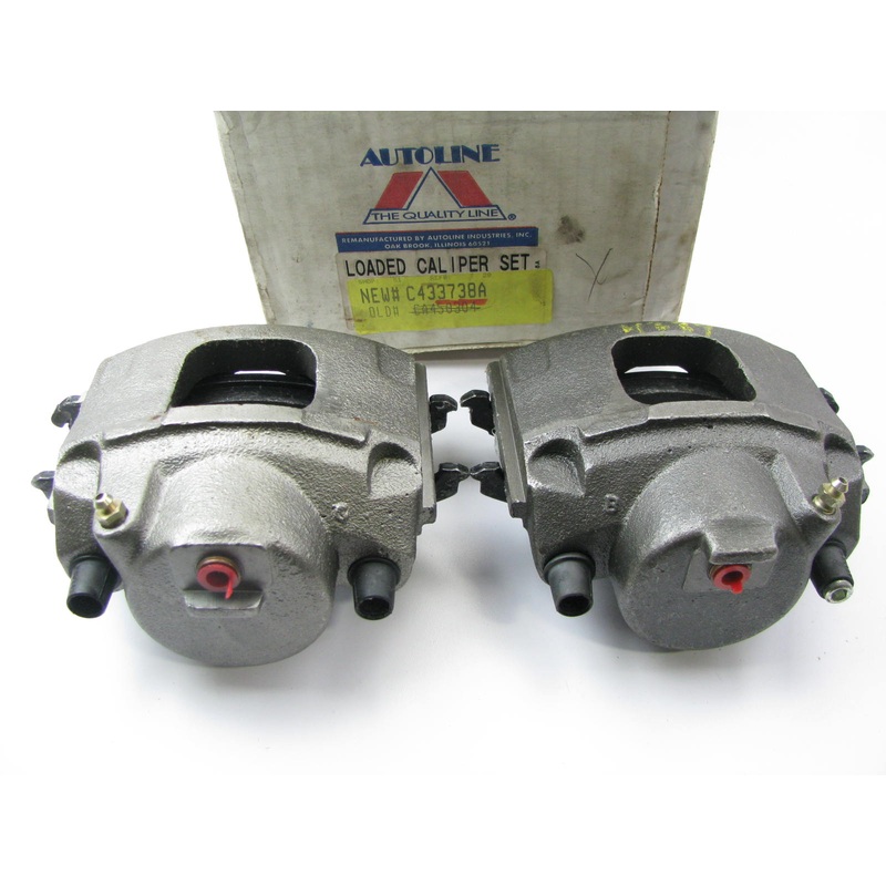 1989-1993 Ford Taurus REMAN. Front Left & Right Brake Caliper Set + Brake Pads