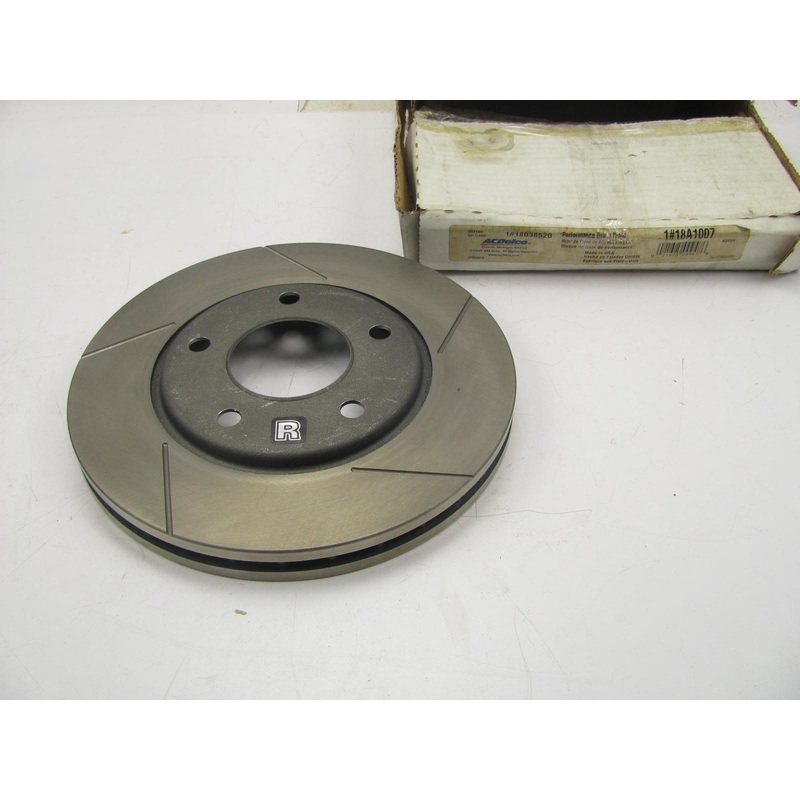 Acdelco 18A1007 Performance Slotted Disc Brake Rotor - Front Right