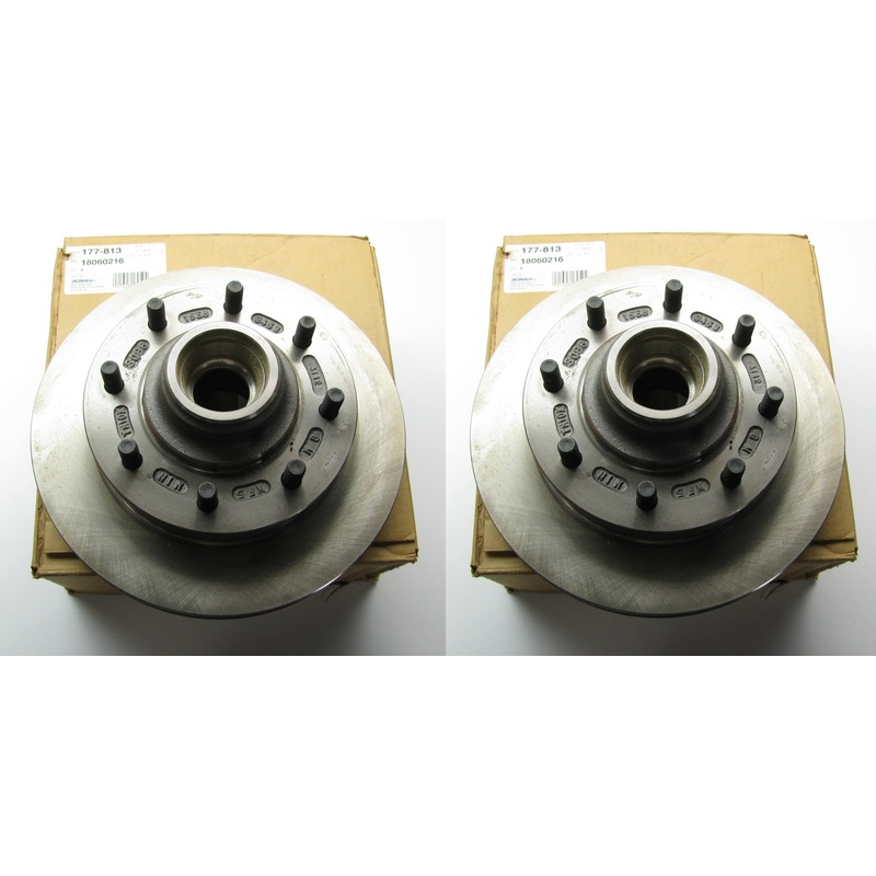 (x2) Front Brake Rotor & Hub Acdelco 177-813  For 1992-1999  C1500