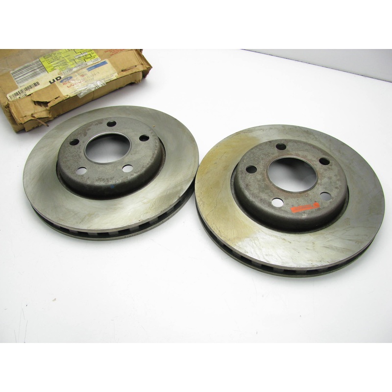 (x2) NOS OEM Ford Rear Brake Rotors F1SZ2C026A  For 1989-1992 Thunderbird Cougar