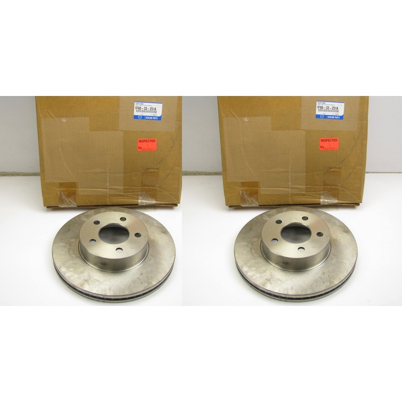(x2) OEM Front Disc Brake Rotors For Select 02-10 Ford Mazda Trucks 4WD