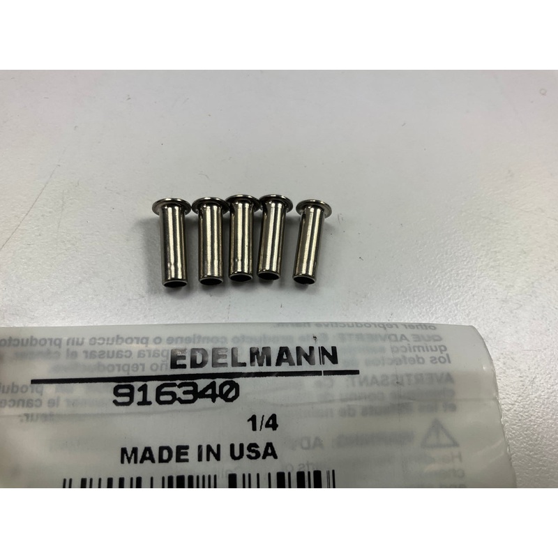 (5) Edelmann 916340 Nylon Insert Air Brake 1/4'' Tube Size Fitting