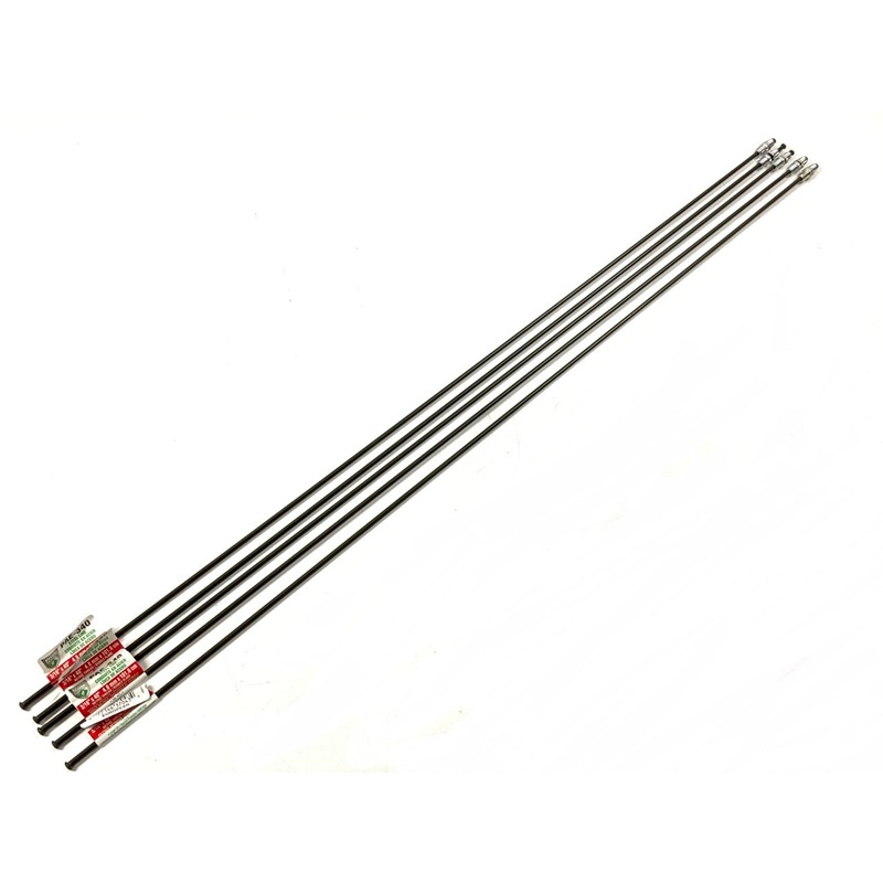 (5) Poly Armour PAE-340 PVF Coated Steel Brake Line, 40'' Long, 3/16'' Diameter
