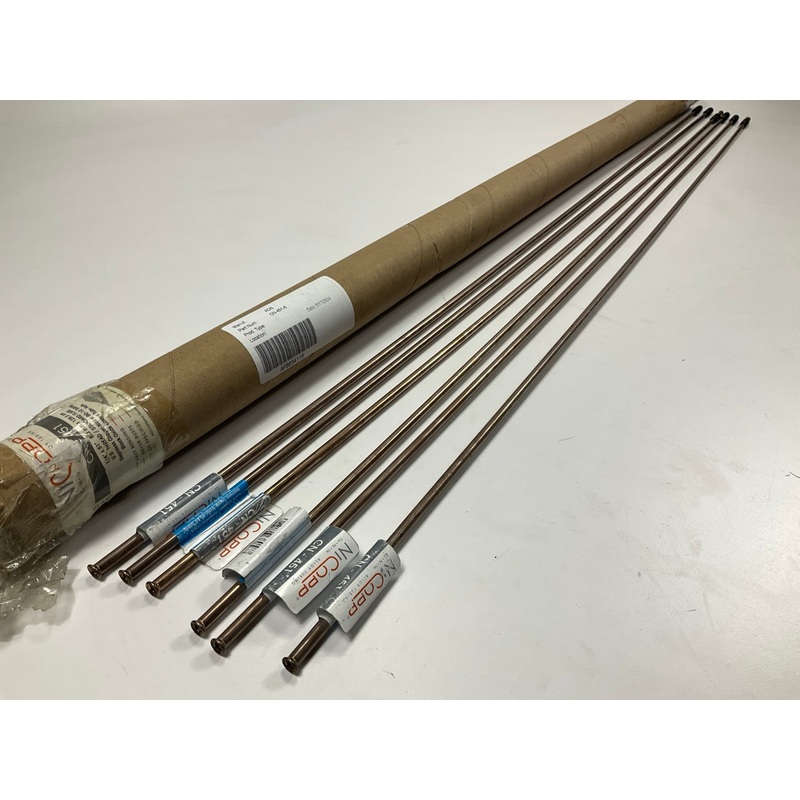 (6) AGS CN-451 NiCopp Domestic Nickel/Copper Brake Line, 1/4'' X 51''