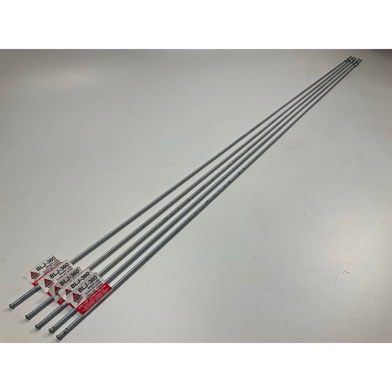(5) AGS BLJ360 3/16'' X 60'' Brake / Fuel Lines,  Metric M10x1mm Thread Fittings