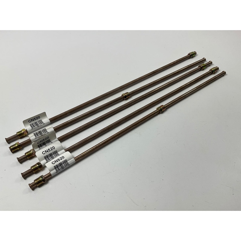 (5) AGS CN520 NiCopp Copper Nickel Alloy Brake Line: 20'' Long, 5/16'' Diameter