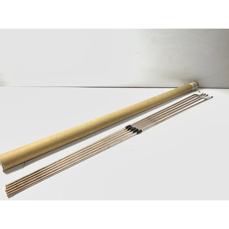 (5) AGS CN551 Brake Lines, 5/16'' X 51'', 1/2-20'' Threads, NiCopp Nickel / Copper