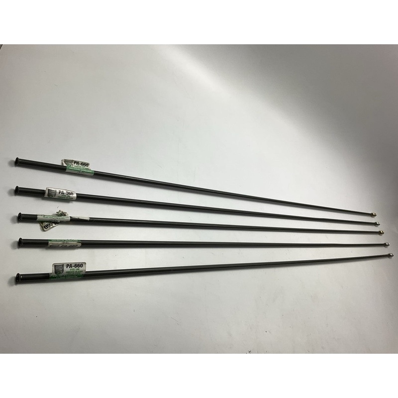 (5) AGS PA-660 PVF Coated Steel Brake Line: 60'' Long, 3/8'' Diameter, Universal