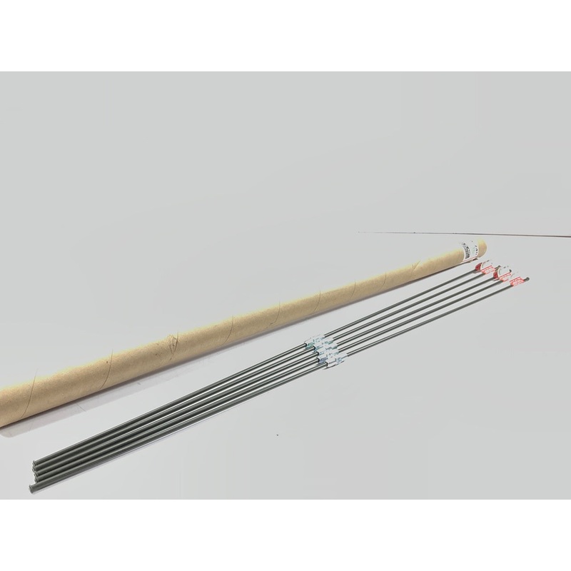 (5) AGS PA-740 Poly-Armour PVF Steel Brake Lines 6mm X 40'', M12x1mm Threads