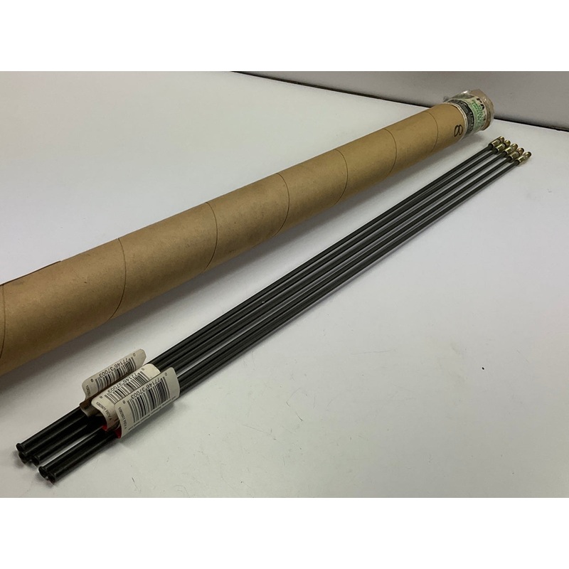 (5) AGS PA330 PVF Coated Steel Brake Line: 30'' Long, 3/16'' Diameter, Universal