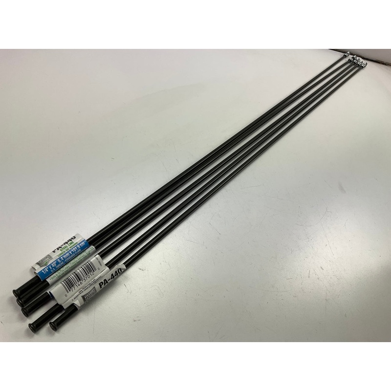 (5) AGS PA440 Domestic Poly-Armour PVF Steel Brake Lines 1/4 X 40''