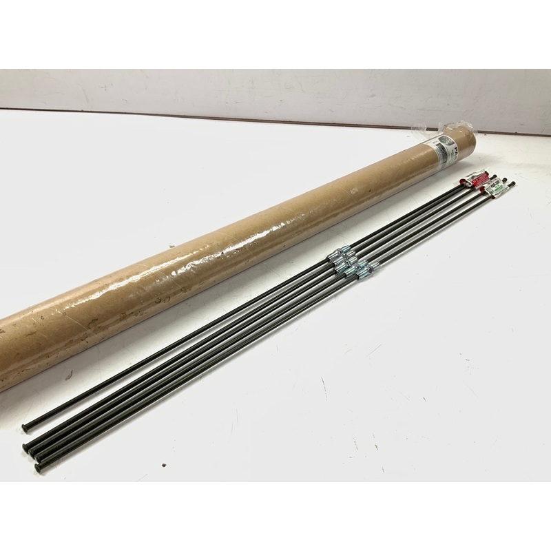(5) AGS PAB-330 Steel Brake Lines, 3/16'' X 30'', 3/8 - 24 Threads